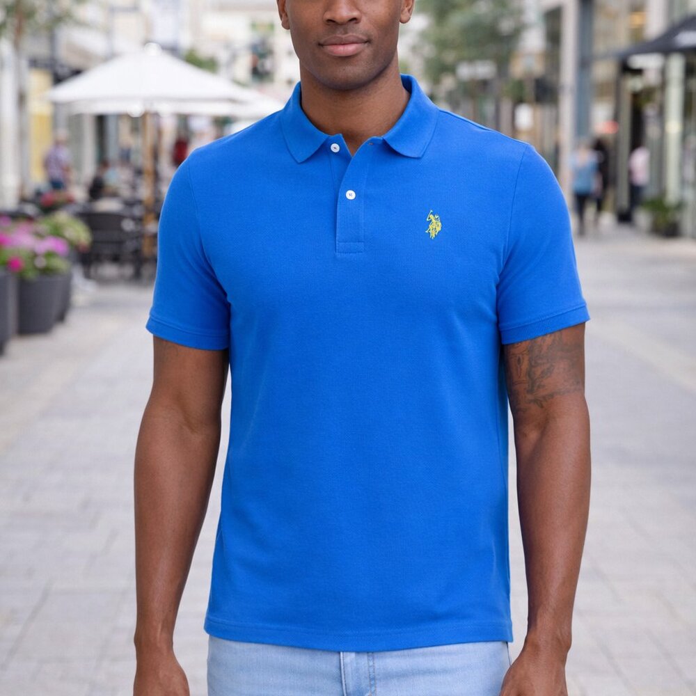 U.S. Polo Assn. Men's Performance Pique Polo Shirt